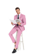 Load image into Gallery viewer, Two Button 2 Pieces Men's Suits Jacket+Pants（MORE COLORS+)
