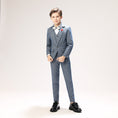 Bild in Galerie-Betrachter laden, Grey Formal 5 Piece Boys Suits
