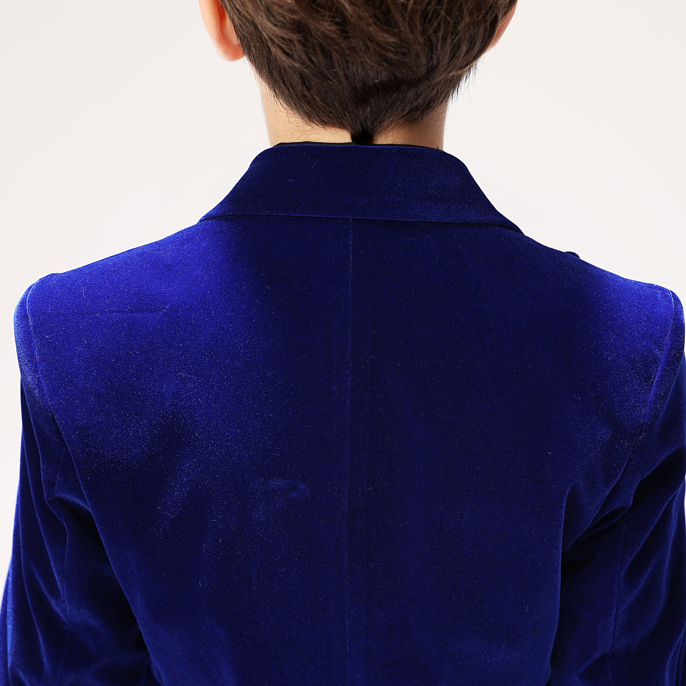 Royal Blue Velvet 5 Piece Boy's Formal Boys Suits