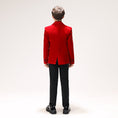 Charger l'image dans la visionneuse de la galerie, Red Velvet 5 Piece Boy's Formal Boys Suits
