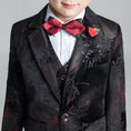 Cargar la imagen en la vista de la galería, Unique Design Slim Fit Modern 5 Piece Boys Suits
