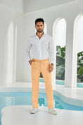 Cargar la imagen en la vista de la galería, Seersucker Striped Men's Summer Pants
