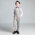 Load image into Gallery viewer, Unique Design Slim Fit Modern 5 Piece Boys Suits
