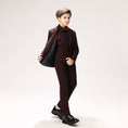 Charger l'image dans la visionneuse de la galerie, Red Polka Dot Party Banquet 5 Piece Boys Suits
