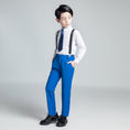 Cargar la imagen en la vista de la galería, Royal Blue Formal Classic 5 Piece Kids Boys Suits
