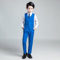 Charger l'image dans la visionneuse de la galerie, Royal Blue Formal Classic 5 Piece Kids Boys Suits
