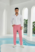 Load image into Gallery viewer, Seersucker Striped Men's Summer Pants
