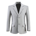 Cargar la imagen en la vista de la galería, Light Gray Boys Formal Blazer Online, School Jacket
