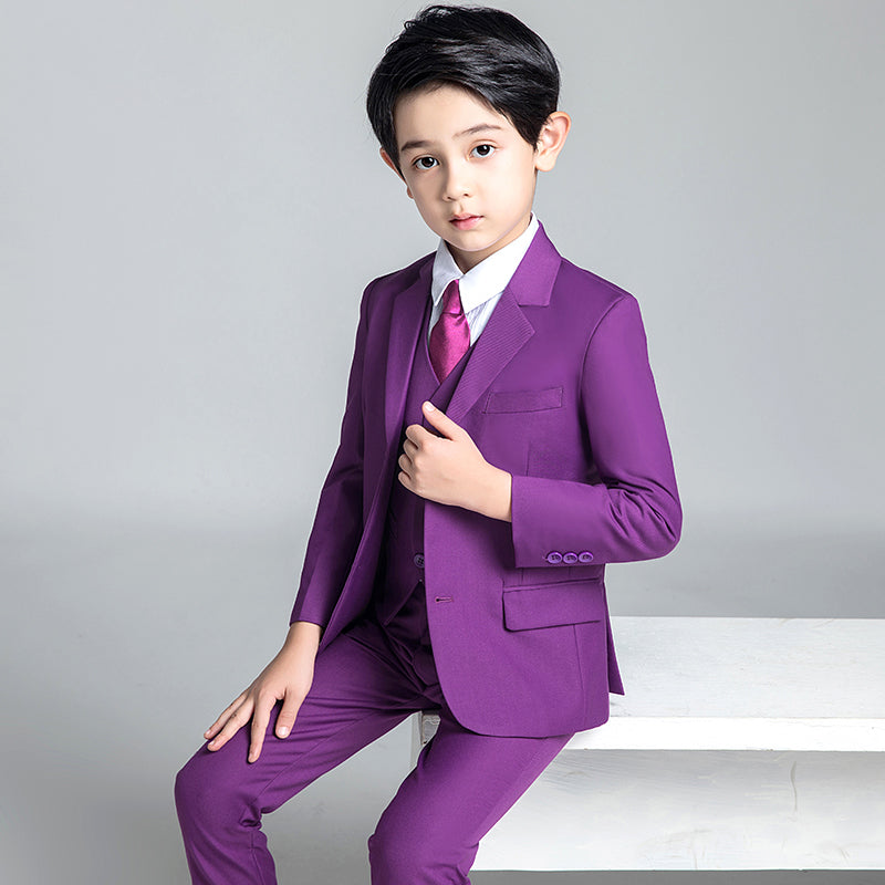 Colorful 5 Piece Boys Suits（MORE COLORS+)