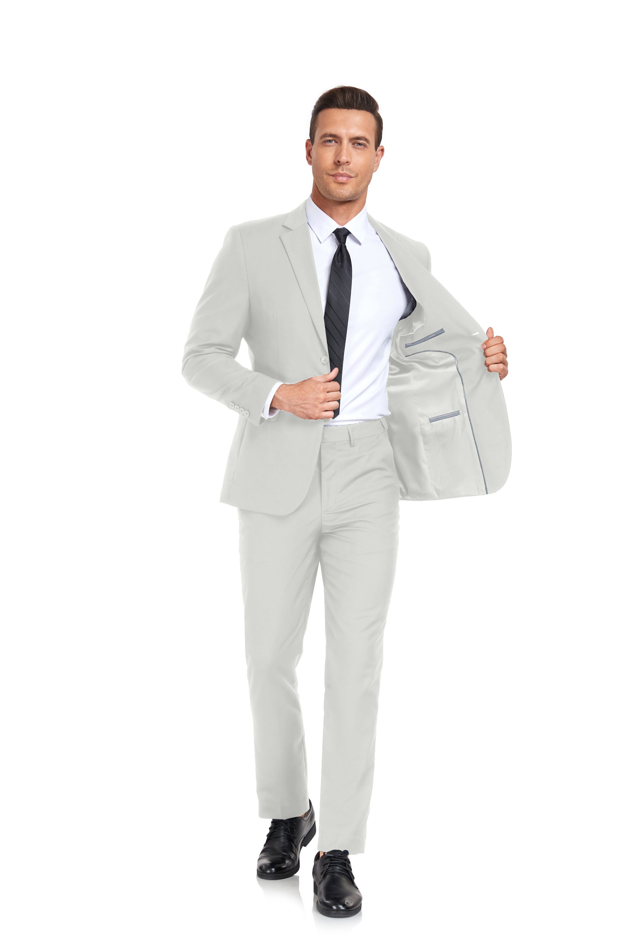 Two Button 2 Pieces Men's Suits Jacket+Pants（MORE COLORS+)