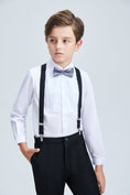 Charger l'image dans la visionneuse de la galerie, Black Formal Tuxedo 5 Piece Boys Suits
