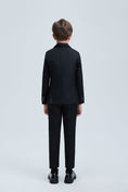 Charger l'image dans la visionneuse de la galerie, Black Formal Tuxedo 5 Piece Boys Suits
