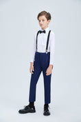 Cargar la imagen en la vista de la galería, Navy Kid Formal Classic 5 Piece Boys Suits
