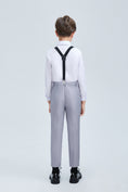 Load image into Gallery viewer, Light Grey Formal Classic Suits Set 5 Piece Boys Suits
