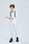 Load image into Gallery viewer, White Tuxedo 5 Piece Boys Suits
