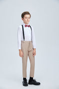 Load image into Gallery viewer, Champagne Kid Formal Classic Suits Set 5 Piece Boys Suits
