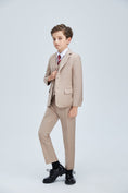 Bild in Galerie-Betrachter laden, Champagne Kid Formal Classic Suits Set 5 Piece Boys Suits
