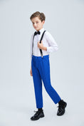 Load image into Gallery viewer, Royal Blue Formal Classic 5 Piece Kids Boys Suits
