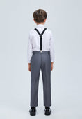 Load image into Gallery viewer, Grey Formal Classic 5 Piece Boys Suits
