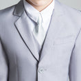 Charger l'image dans la visionneuse de la galerie, Light Grey Formal Classic 5 Piece Boys Suits
