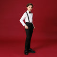 Cargar la imagen en la vista de la galería, Black Formal Tuxedo 5 Piece Boys Suits
