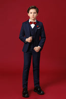 Formal 5 Piece Boys Suits（MORE COLORS+)