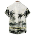 Load image into Gallery viewer, Men's Casual Shirt Daily Holiday Stand Collar Short Sleeve Shirt
