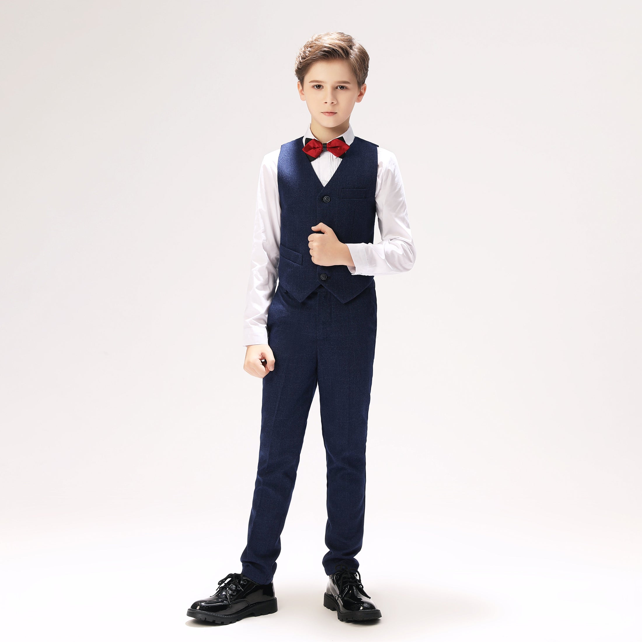 Navy Kid Formal Classic 5 Piece Boys Suits