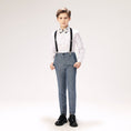 Load image into Gallery viewer, Grey Formal 5 Piece Boys Suits
