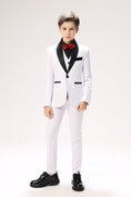 Cargar la imagen en la vista de la galería, White Toddler Kids Formal Suits Set 5 Pieces
