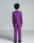 Load image into Gallery viewer, Purple Kid Boys Classic 5 Piece Boys Suits
