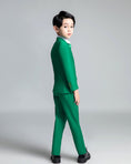 Load image into Gallery viewer, Green Kid Boys Classic 5 Piece Boys Suits
