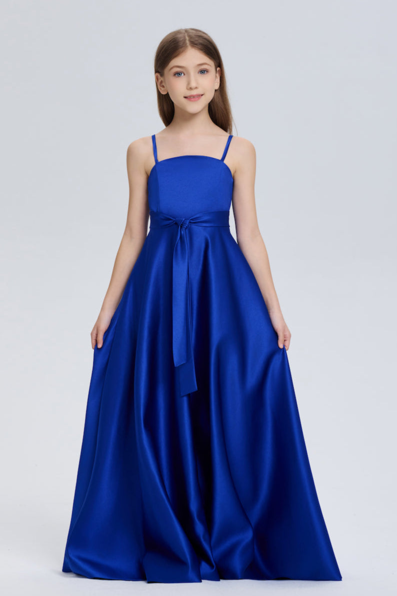 Charming A-Line with Belt Chiffon Dress