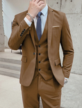 Load image into Gallery viewer, Men's Wedding Suits Business Formal Work Wear Suits 3 Piece Suits
