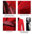 Cargar la imagen en la vista de la galería, Red Boys Formal Blazer, Elegant School Jacket
