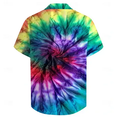 Charger l'image dans la visionneuse de la galerie, Graphic Tie Dye Casual Men's Shirt Daily Evening Party Vacation Summer Shirts
