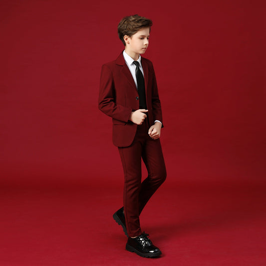 Formal 5 Piece Boys Suits（MORE COLORS+)