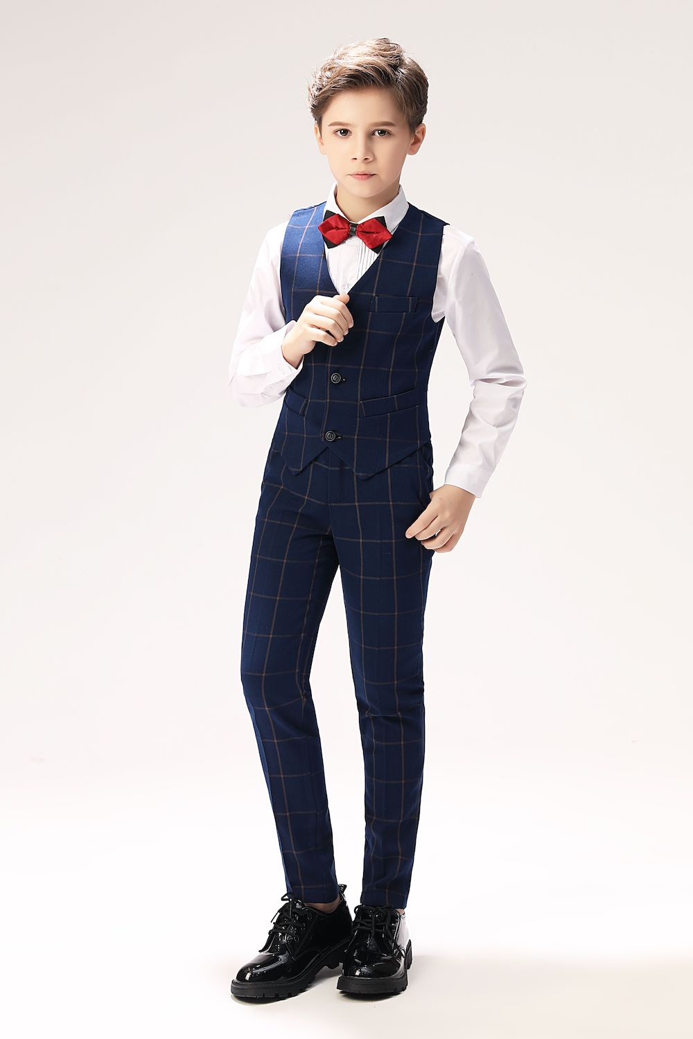 Formal 5 Piece Boys Suits（MORE COLORS+)