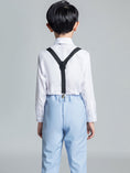 Cargar la imagen en la vista de la galería, Light Blue Kid Boys Classic 5 Piece Boys Suits
