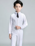 Cargar la imagen en la vista de la galería, White Tuxedo 5 Piece Boys Suits
