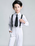 Cargar la imagen en la vista de la galería, White Tuxedo 5 Piece Boys Suits
