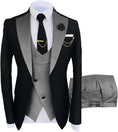 Cargar la imagen en la vista de la galería, Fashion Slim Fit Wedding Prom 3 Piece Mens Suits
