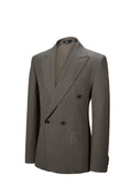 Cargar la imagen en la vista de la galería, Designer Style New Double Breasted Men's Two Button Stripe Blazer
