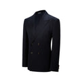 Cargar la imagen en la vista de la galería, Designer Style New Double Breasted Men's Two Button Stripe Blazer
