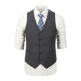 Cargar la imagen en la vista de la galería, Grey Plaid Men's Vest for Party, Wedding and Business
