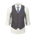 Bild in Galerie-Betrachter laden, Grey Stripe Men's Vest for Party, Wedding and Business
