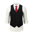 Cargar la imagen en la vista de la galería, Black Stripe Men's Vest for Party, Wedding and Business
