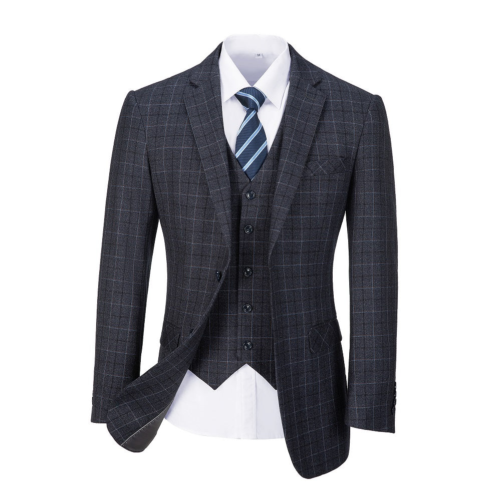 Men's Two-Tone Plaid Blazer