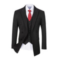 Load image into Gallery viewer, Black Stripe Men's Double Breasted Blazer for Party, Wedding and Business
