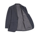 Cargar la imagen en la vista de la galería, Dark Grey Plaid Men's Blazer for Party, Wedding and Business
